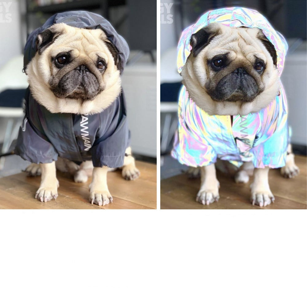 Windproof Dog Coat – Waterproof Reflective Jacket for Medium & Large Dogs