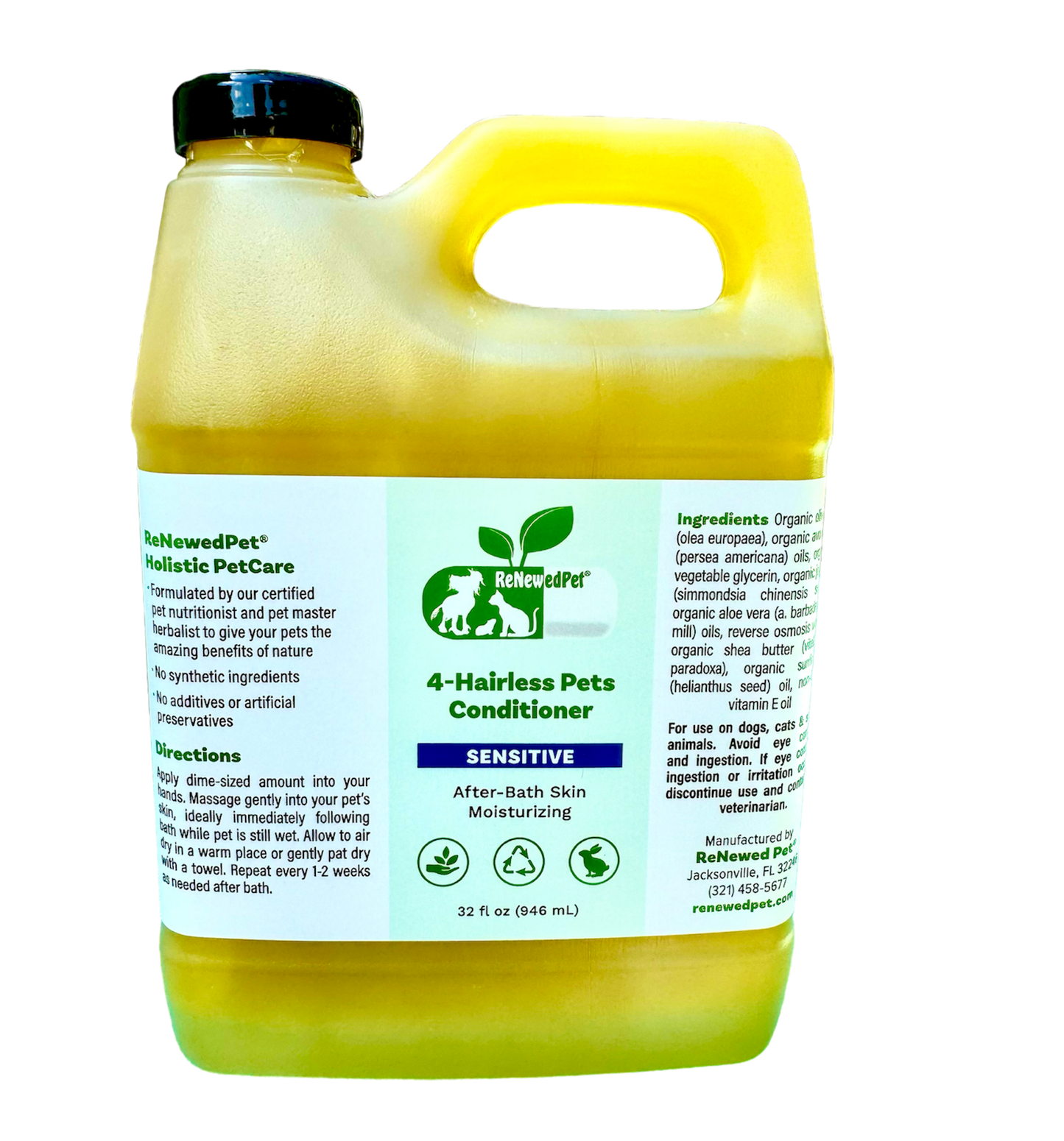 ReNewedPet Hairless Pet Sensitive Conditioner