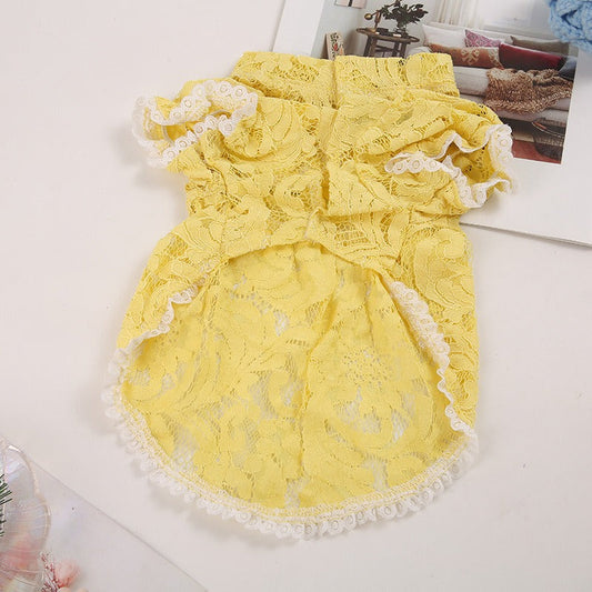 Cute Dog Dress – Princess Skirt Outfit for Small Pets