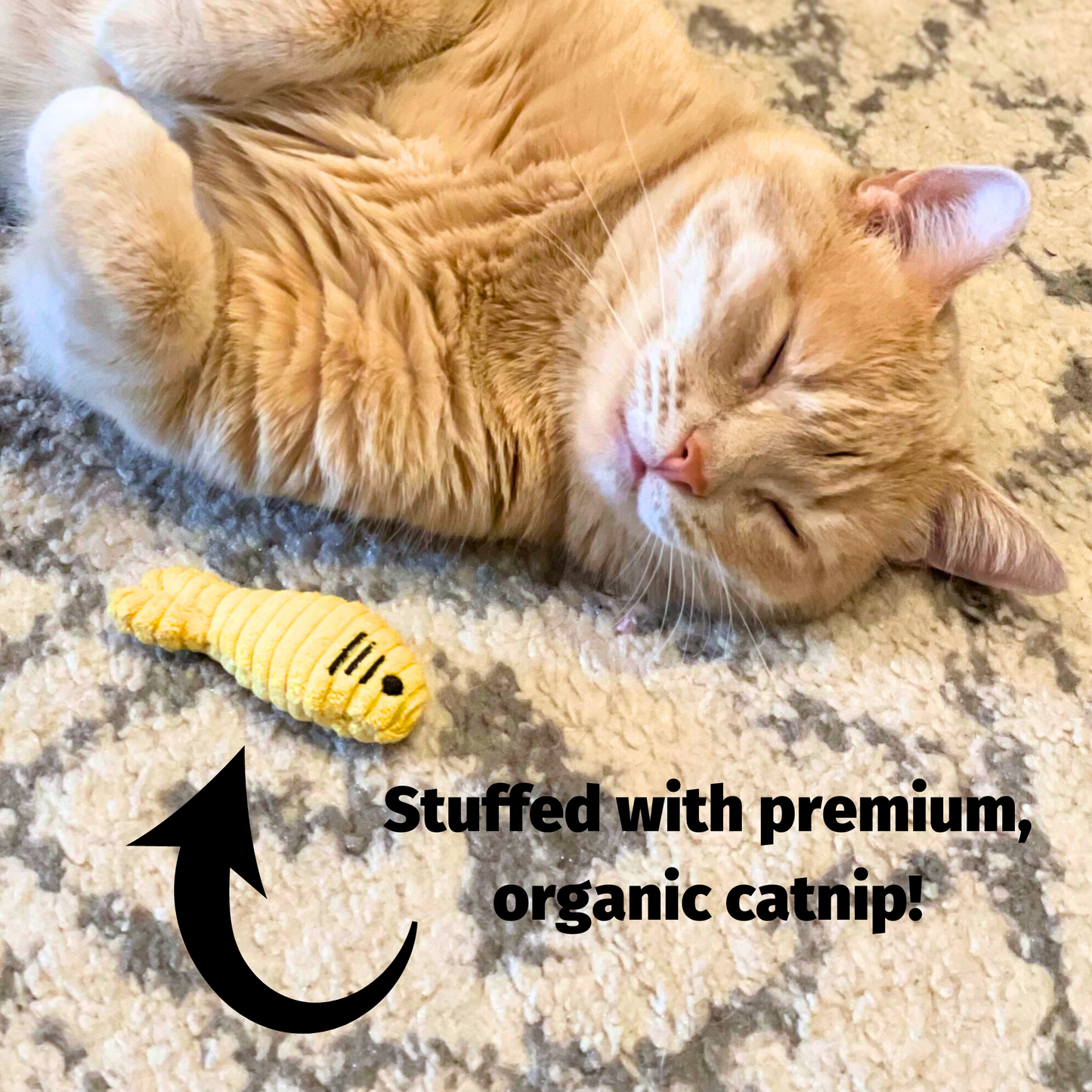 HuggleHounds HuggleKats Chickies Cat Toys, 3-Pack