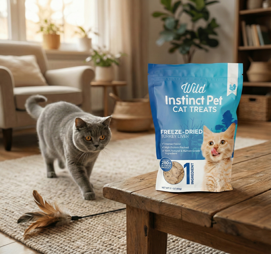 Wild Instinct Freeze-Dried Turkey Liver Cat Treats - 2.1 oz