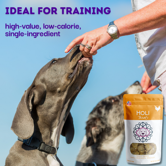 Holi Freeze-Dried Dog Treat Variety Pack – Beef Liver, Salmon & Chicken