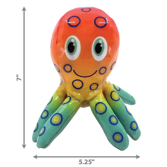 KONG Shieldz Tropics Dog Toy – Medium Squeaky Floating Toy