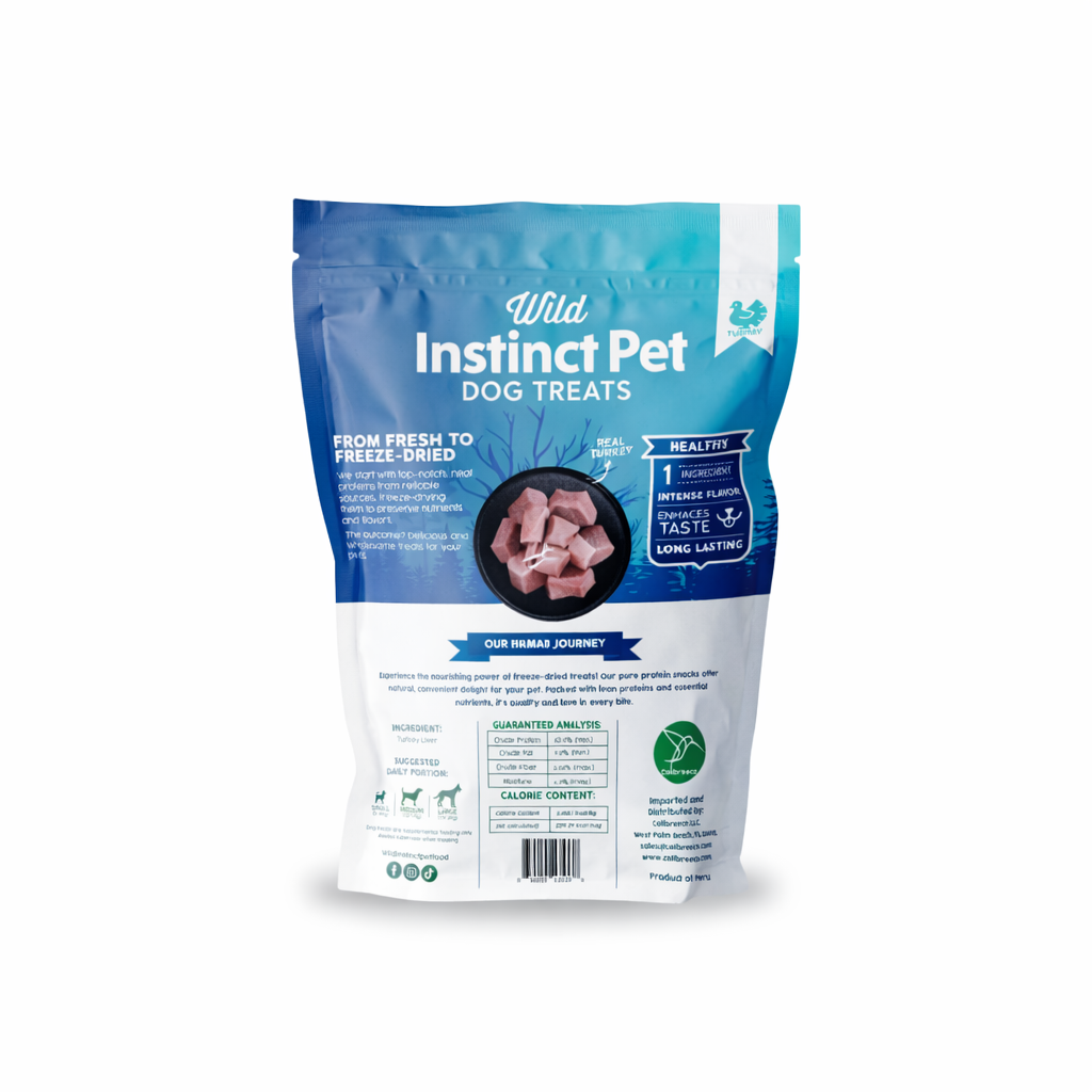 Wild Instinct Freeze-Dried Turkey Liver Dog Treats - 2.1 oz