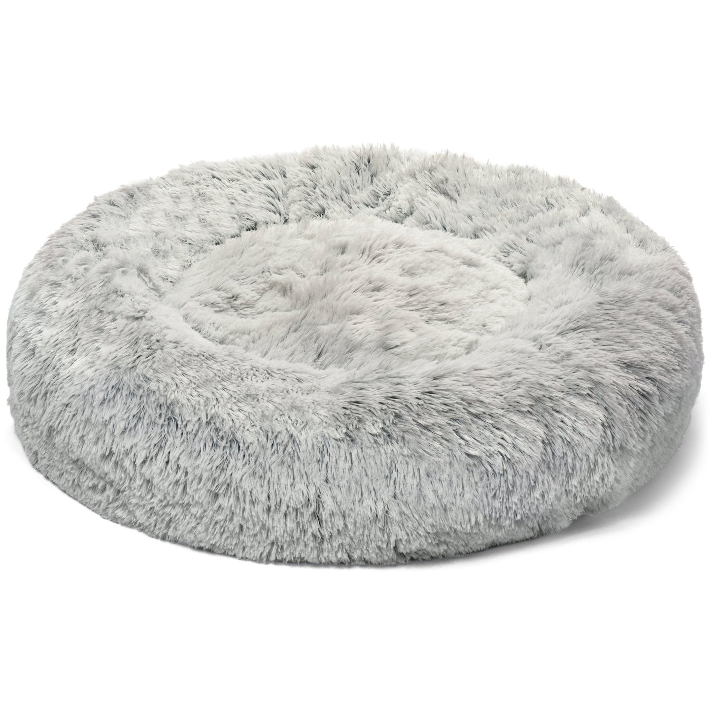 Mr. Peanut’s 28” OrthoPlush Pet Bed – Snowflake White Two-Tone Orthopedic Dog &amp; Cat Bed