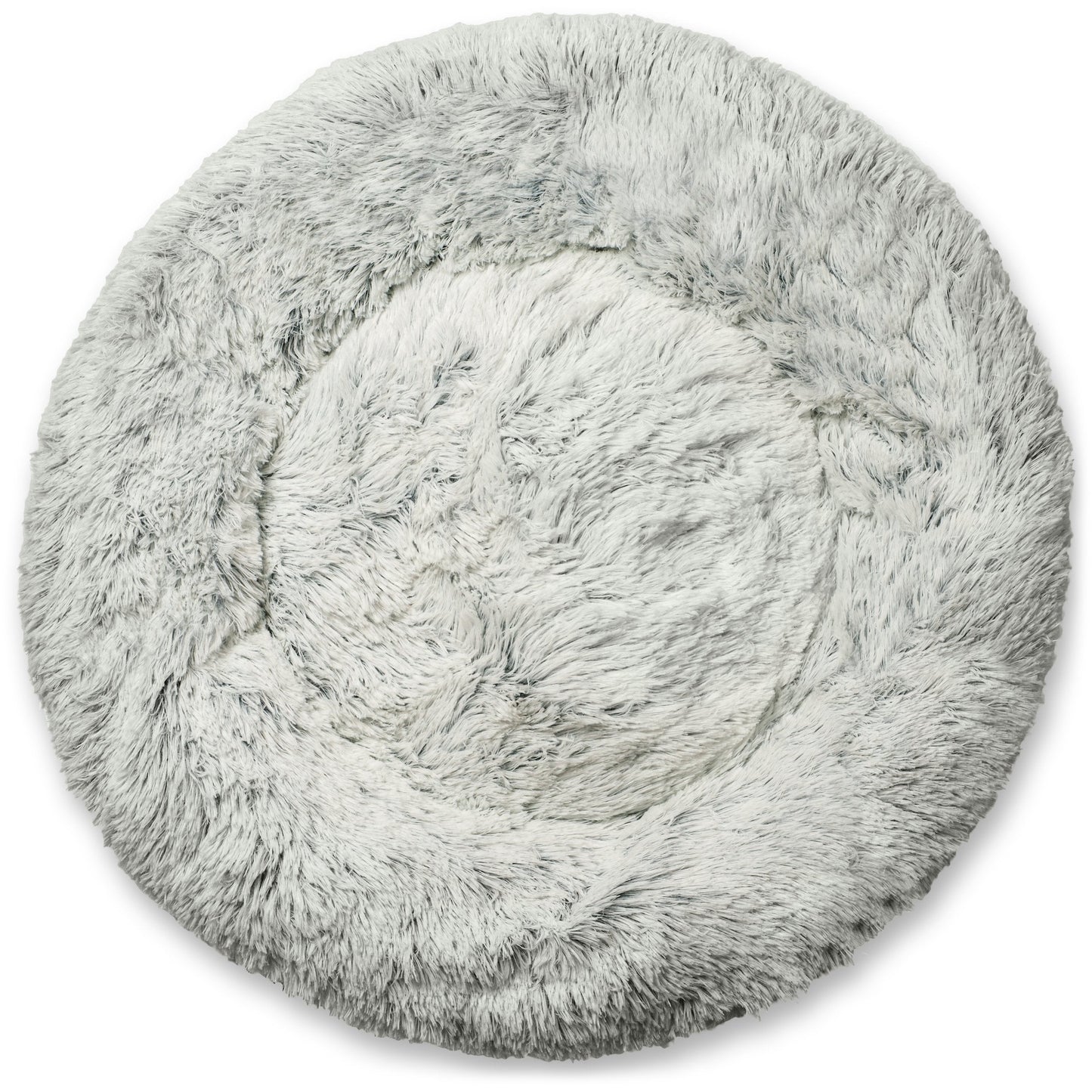 Mr. Peanut’s 28” OrthoPlush Pet Bed – Snowflake White Two-Tone Orthopedic Dog &amp; Cat Bed