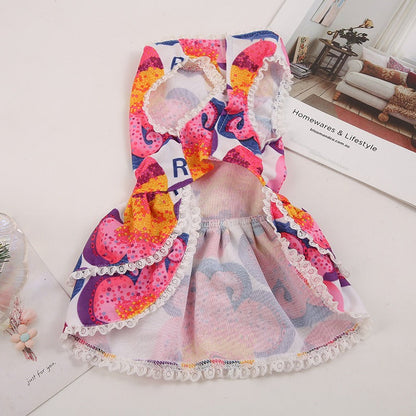 Cute Dog Dress – Princess Skirt Outfit for Small Pets