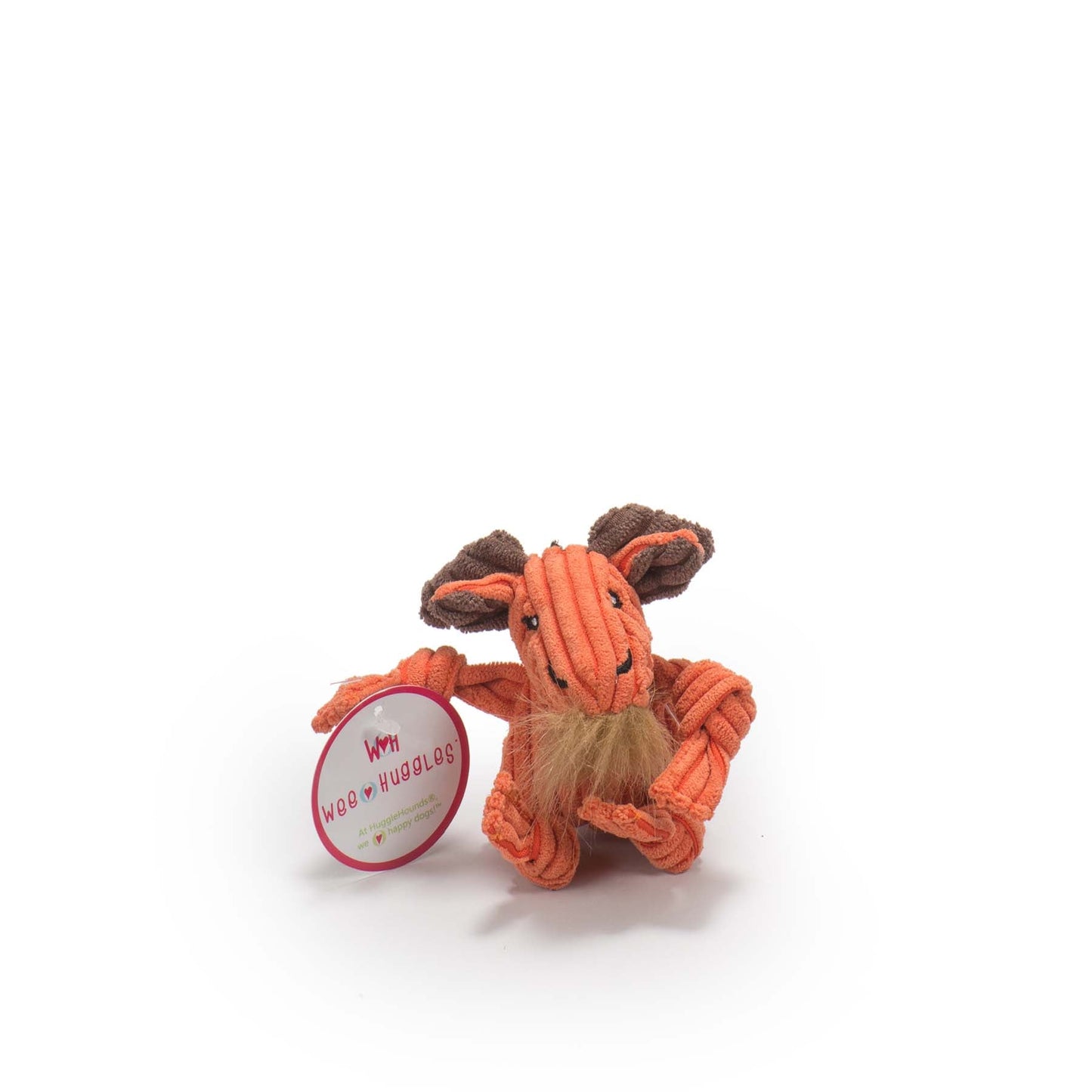 HuggleHounds Wee Huggles Assorted Plush Dog Toys, 6-Pack