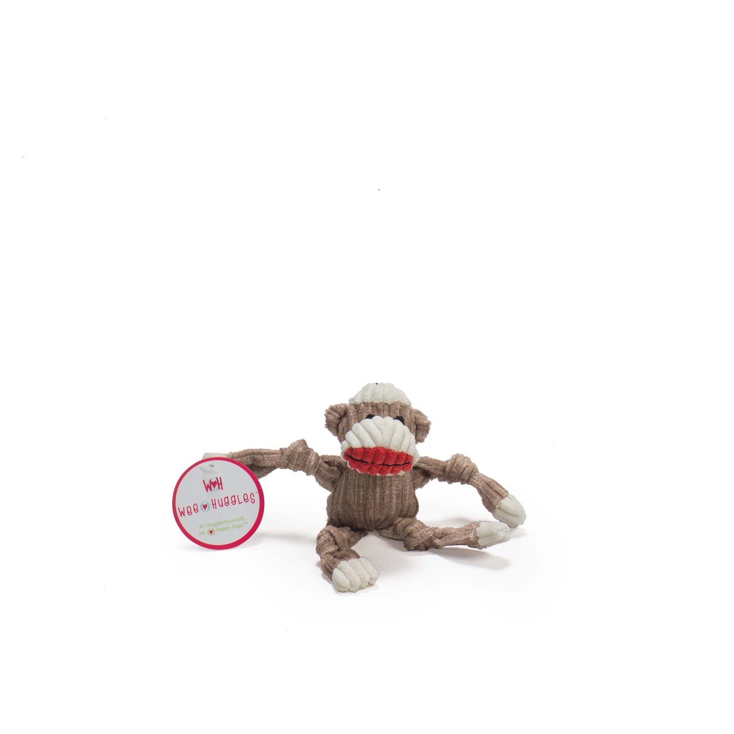 HuggleHounds Wee Huggles Assorted Plush Dog Toys, 6-Pack