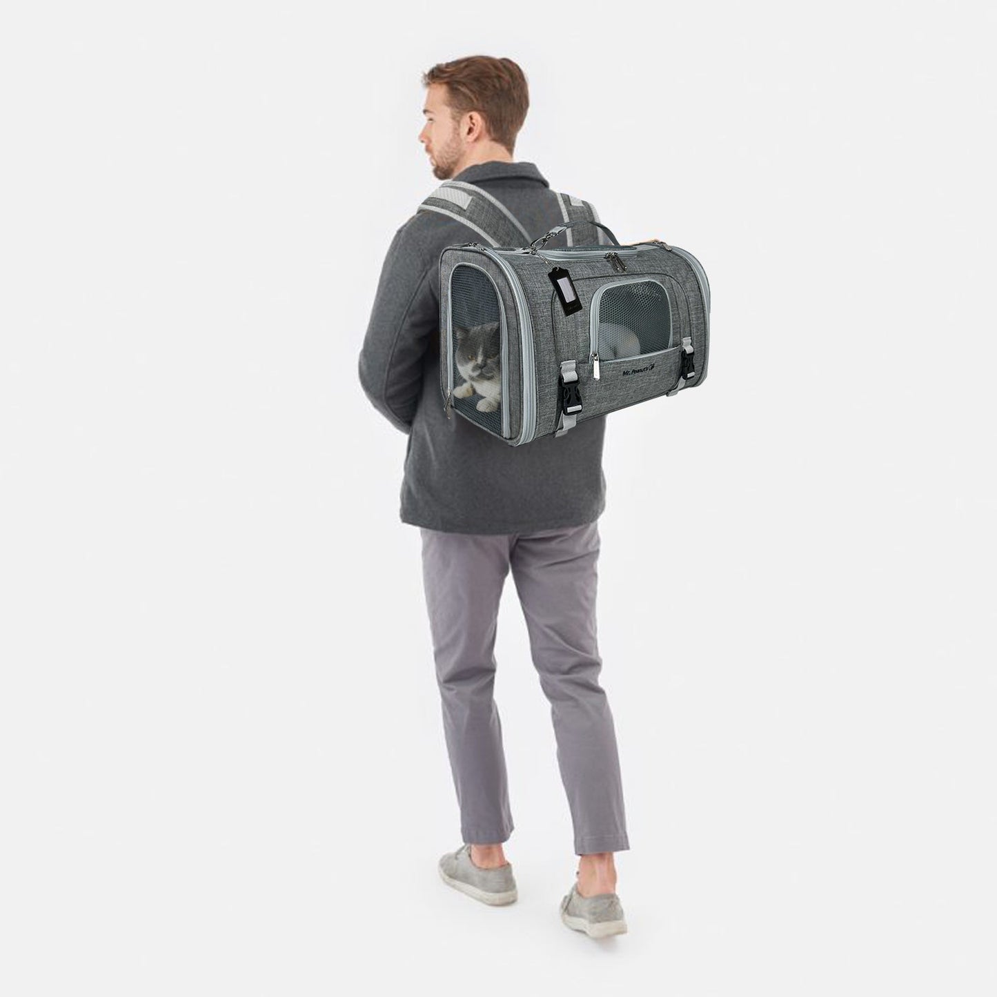 Mr. Peanut’s Monterey Horizontal Backpack Pet Carrier – FAA Airline-Friendly Travel Carrier