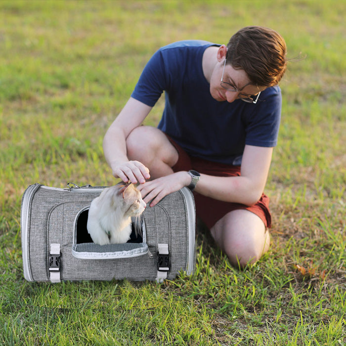 Mr. Peanut’s Monterey Horizontal Backpack Pet Carrier – FAA Airline-Friendly Travel Carrier