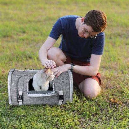 Mr. Peanut’s Monterey Horizontal Backpack Pet Carrier – FAA Airline-Friendly Travel Carrier