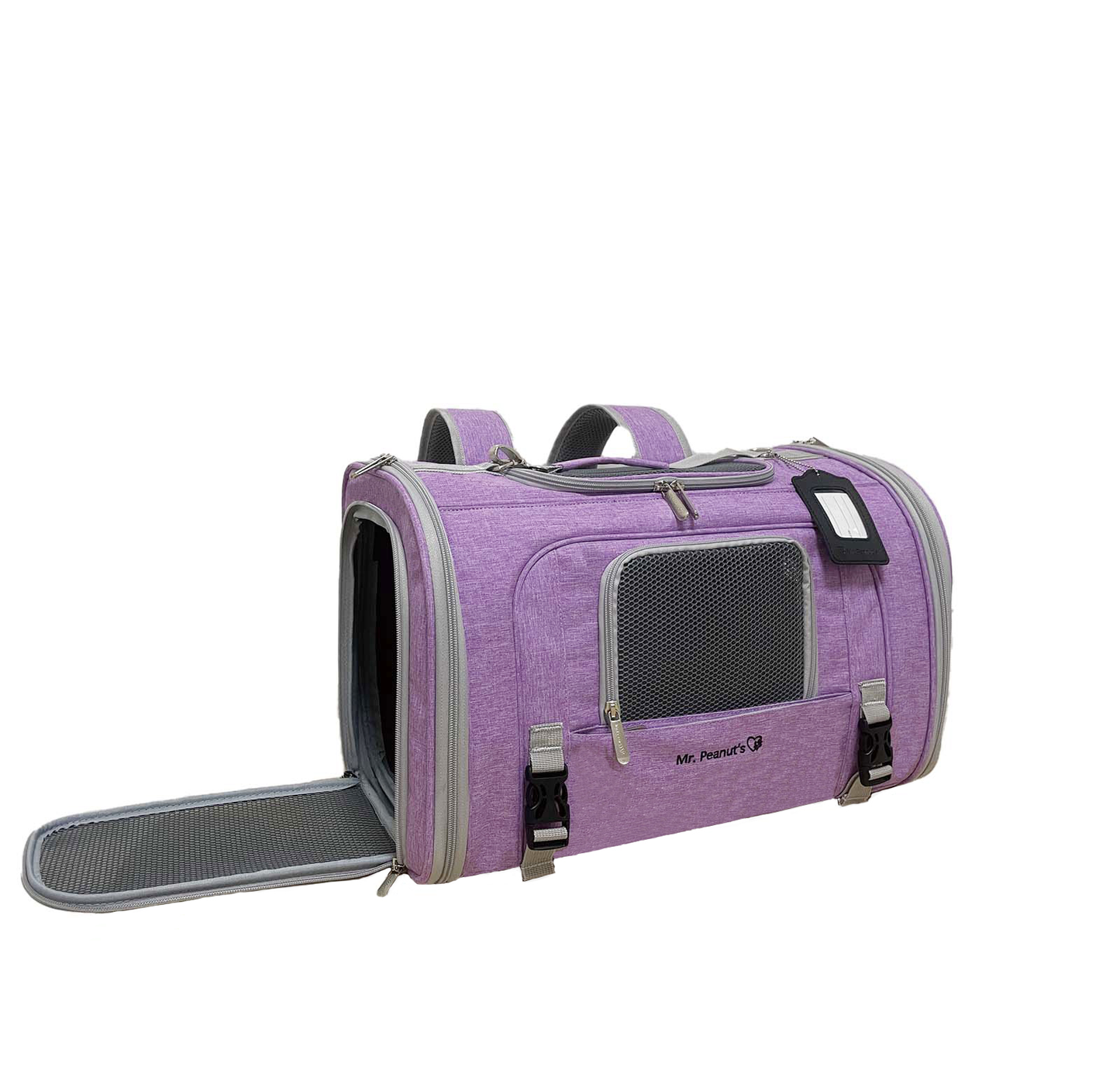Mr. Peanut’s Monterey Horizontal Backpack Pet Carrier – FAA Airline-Friendly Travel Carrier