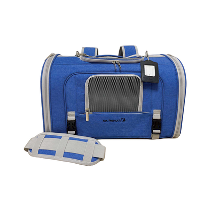 Mr. Peanut’s Monterey Horizontal Backpack Pet Carrier – FAA Airline-Friendly Travel Carrier