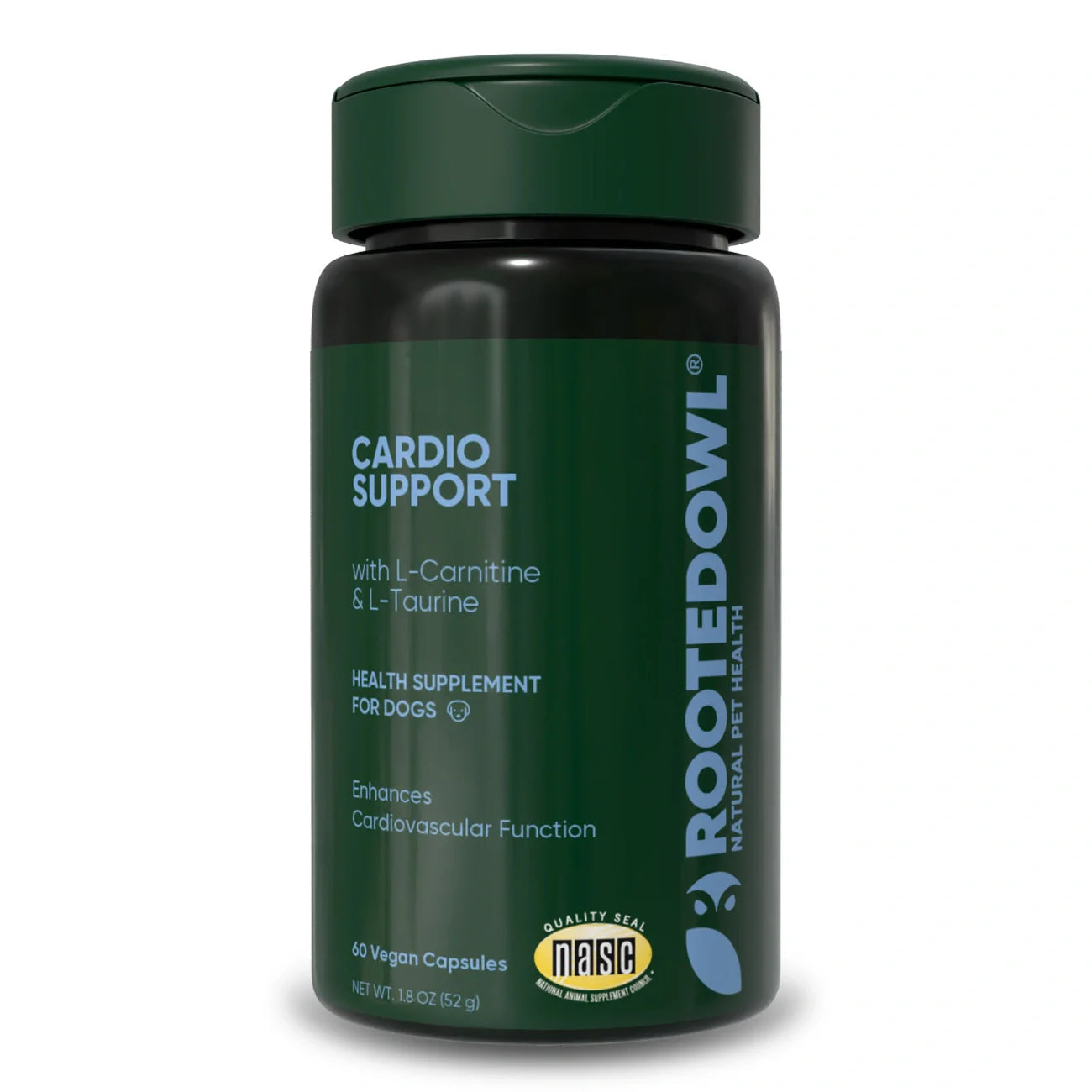 Rooted Owl Cardio Support Capsules for Dogs