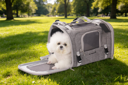 Mr. Peanut’s Monterey Horizontal Backpack Pet Carrier – FAA Airline-Friendly Travel Carrier