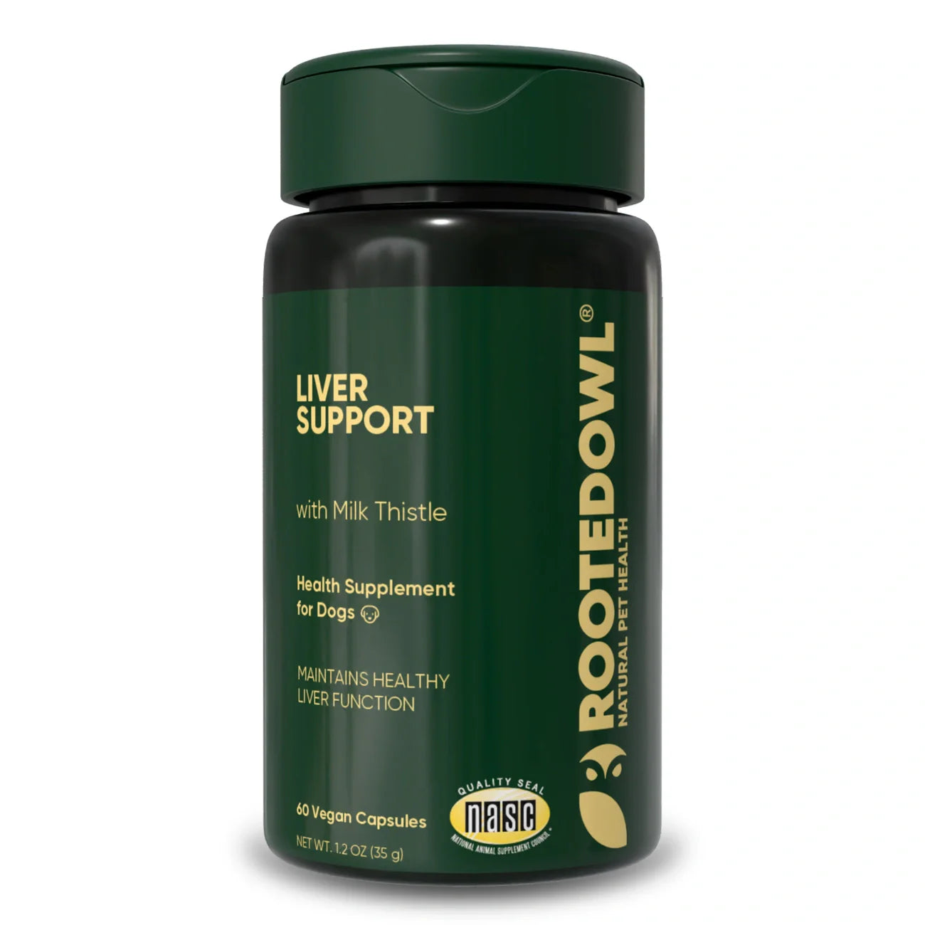 Rooted Owl Liver Support Capsules for Dogs
