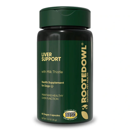 Rooted Owl Liver Support Capsules for Dogs