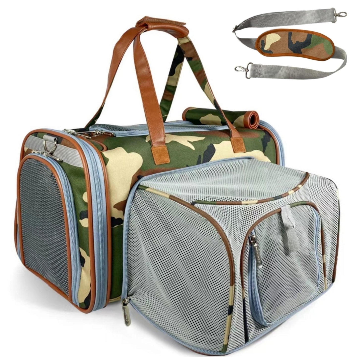 Mr. Peanut’s Gold Series Expandable Pet Carrier – Airline-Friendly Prints Edition