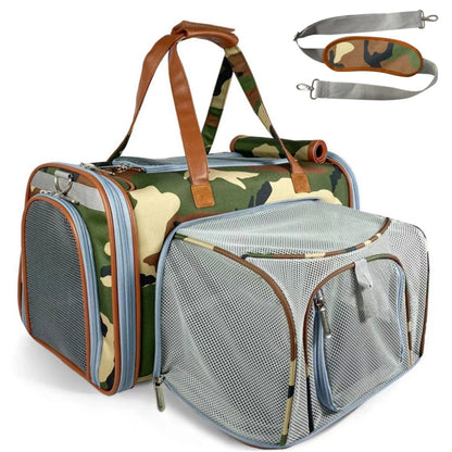 Mr. Peanut’s Gold Series Expandable Pet Carrier – Airline-Friendly Prints Edition