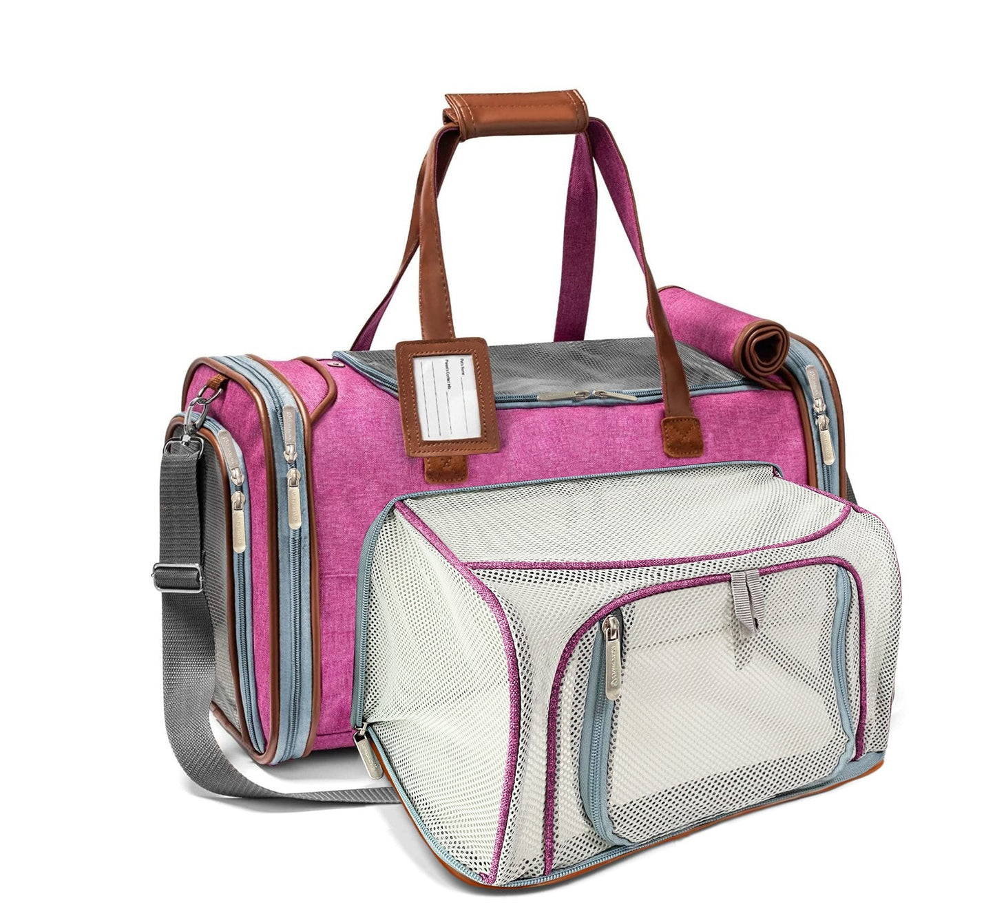 Mr. Peanut’s Gold Series Mini Expandable Pet Carrier – FAA Airline-Friendly Travel Carrier