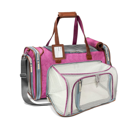 Mr. Peanut’s Gold Series Mini Expandable Pet Carrier – FAA Airline-Friendly Travel Carrier