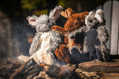 HuggleHounds Birch Bunny X-Brace Plush Dog Toy