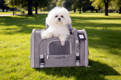 Mr. Peanut’s Monterey Horizontal Backpack Pet Carrier – FAA Airline-Friendly Travel Carrier