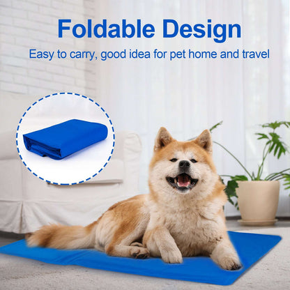 Pet Cooling Mat – Pressure-Activated Gel Pad for Dogs & Cats
