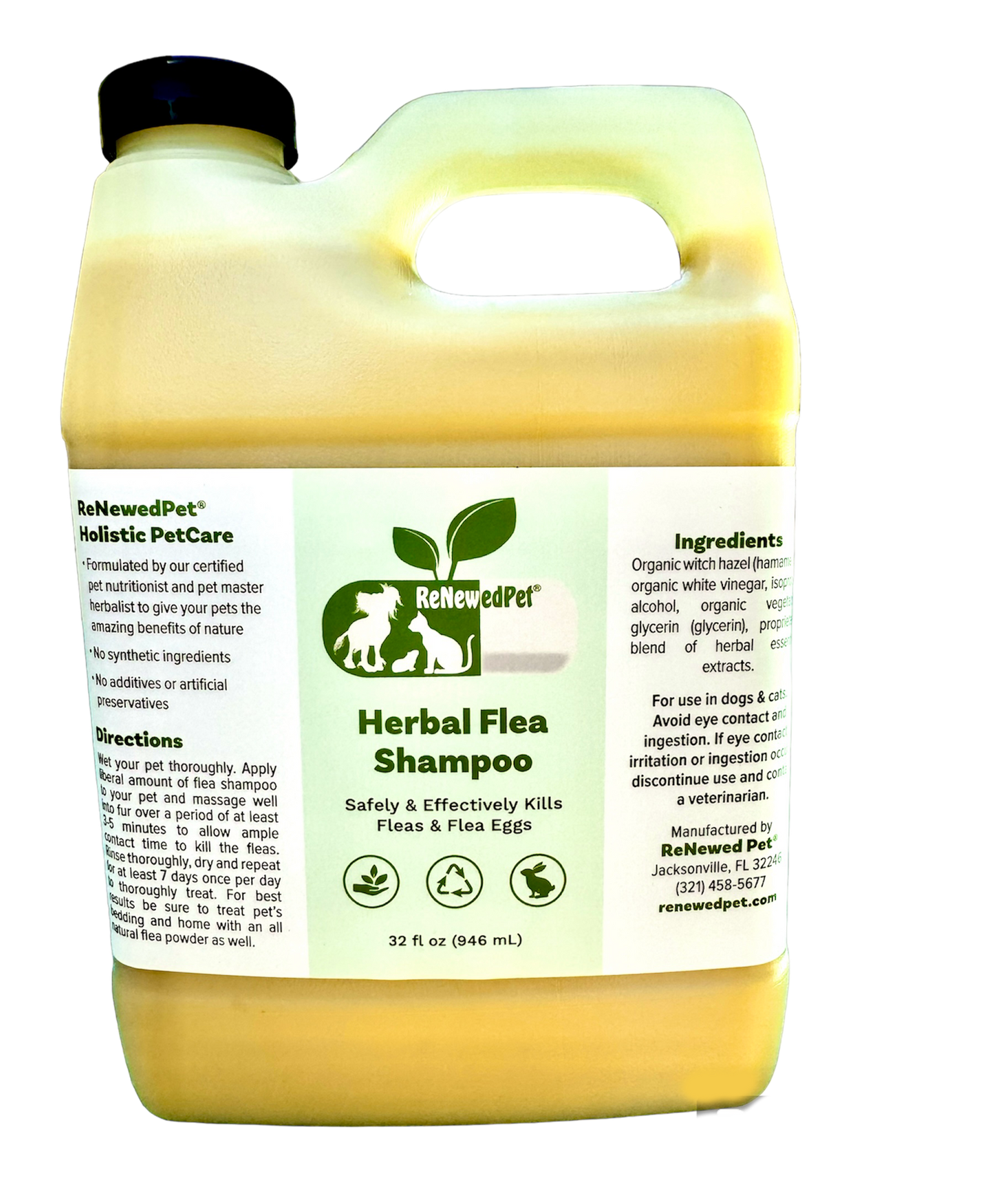 ReNewedPet Herbal Flea Shampoo