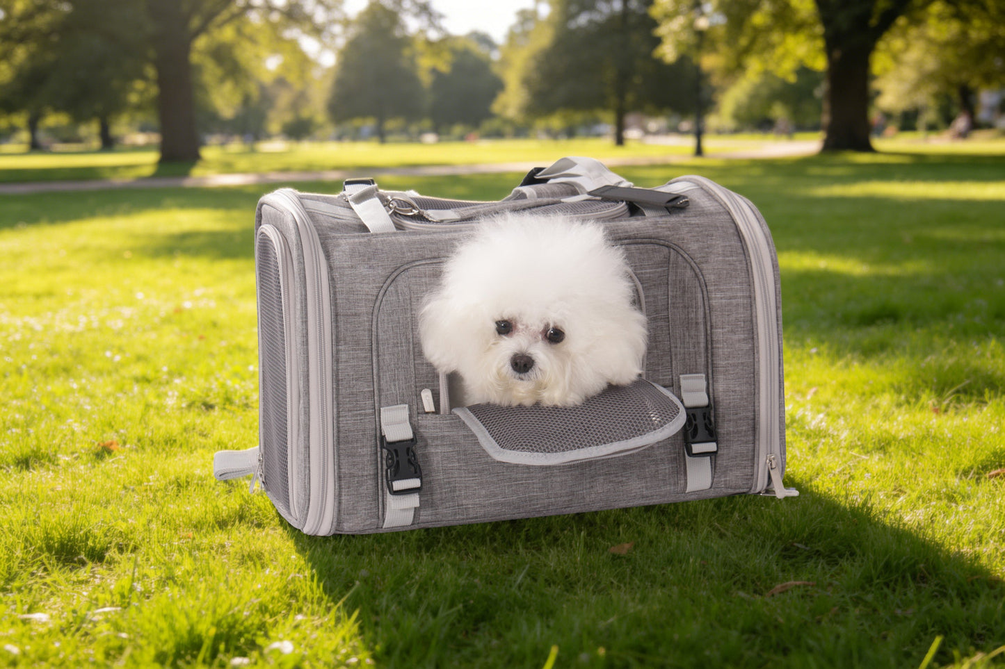 Mr. Peanut’s Monterey Horizontal Backpack Pet Carrier – FAA Airline-Friendly Travel Carrier