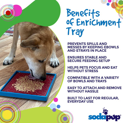 SodaPup Hold ’em Suction Cup Holder – Dog Bowl & Lick Mat Stabilizer