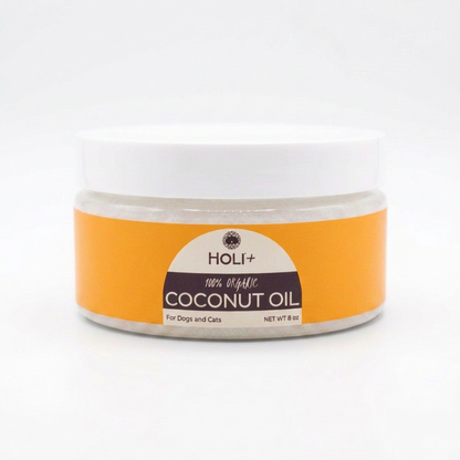 Holi Organic Virgin Coconut Oil for Dogs & Cats – 16oz