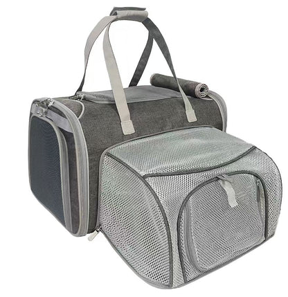 Mr. Peanut’s Gold Series V3.0 Expandable Pet Carrier – FAA Airline-Friendly Travel Carrier