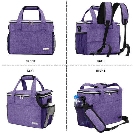 Pet Travel Backpack Bag Set – 5-Piece Pet Travel Organizer with Food Containers, Bowls & Shoulder Strap
