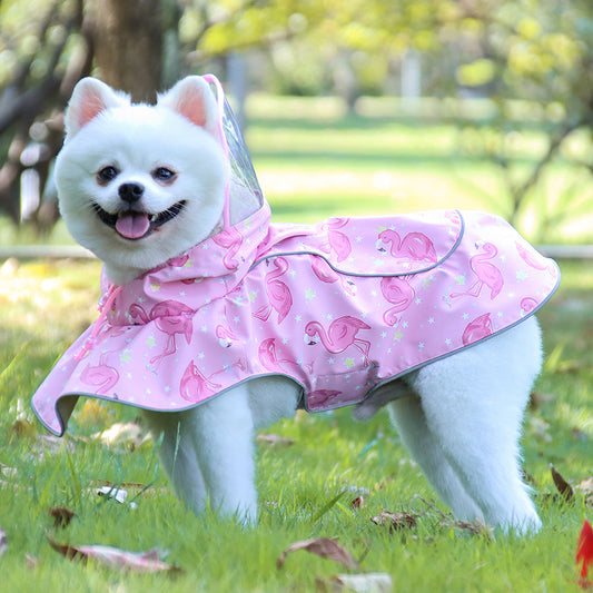 Waterproof Dog Raincoat – Lightweight Hooded Pet Poncho