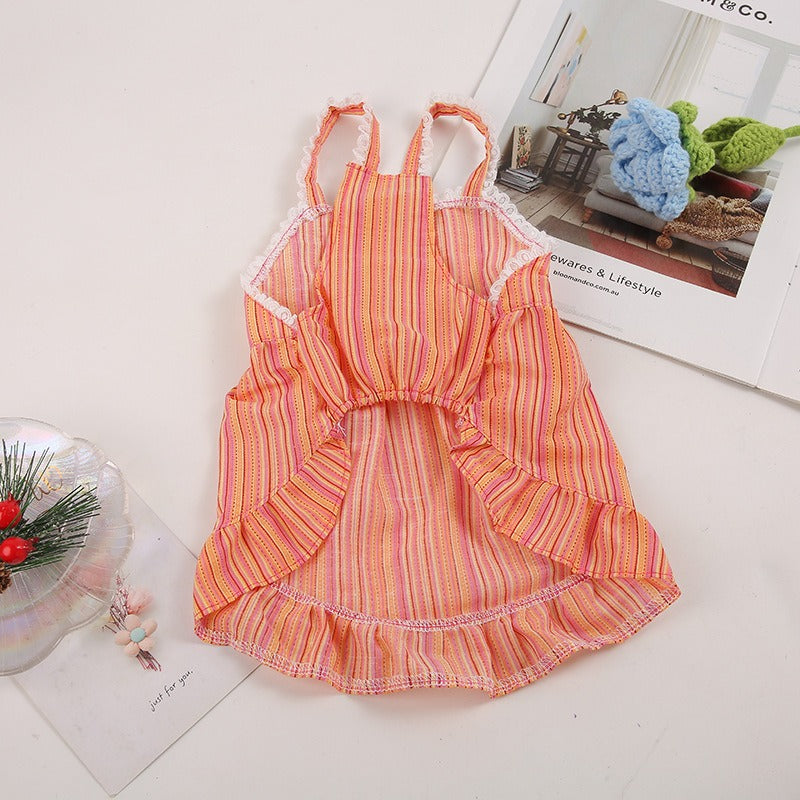 Cute Dog Dress – Princess Skirt Outfit for Small Pets