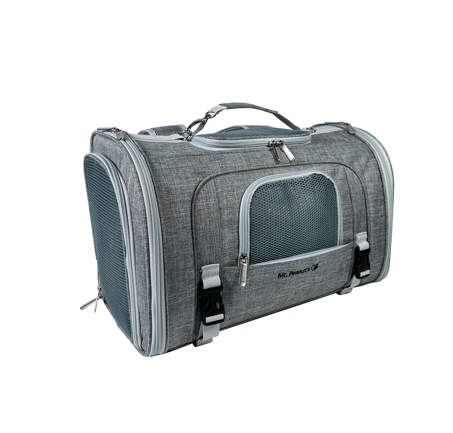 Mr. Peanut’s Monterey Horizontal Backpack Pet Carrier – FAA Airline-Friendly Travel Carrier