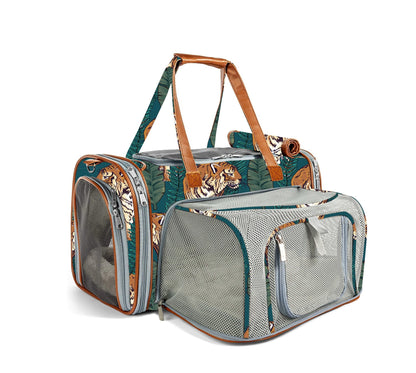 Mr. Peanut’s Gold Series Expandable Pet Carrier – Airline-Friendly Prints Edition