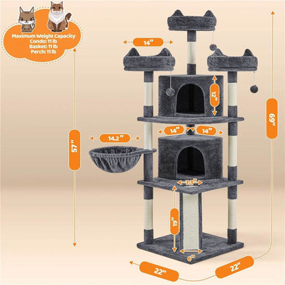 Renwick 69” Large Cat Tree Tower