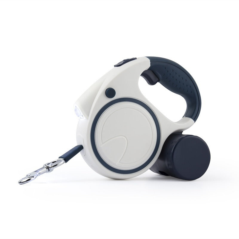 Retractable Dog Leash – 5M Automatic Walking Lead with Flashlight
