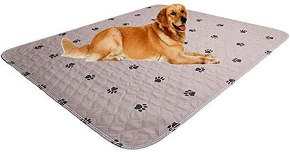 SincoPet Washable Dog Pee Pads – Reusable Waterproof Pet Training Pads with Puppy Grooming Gloves