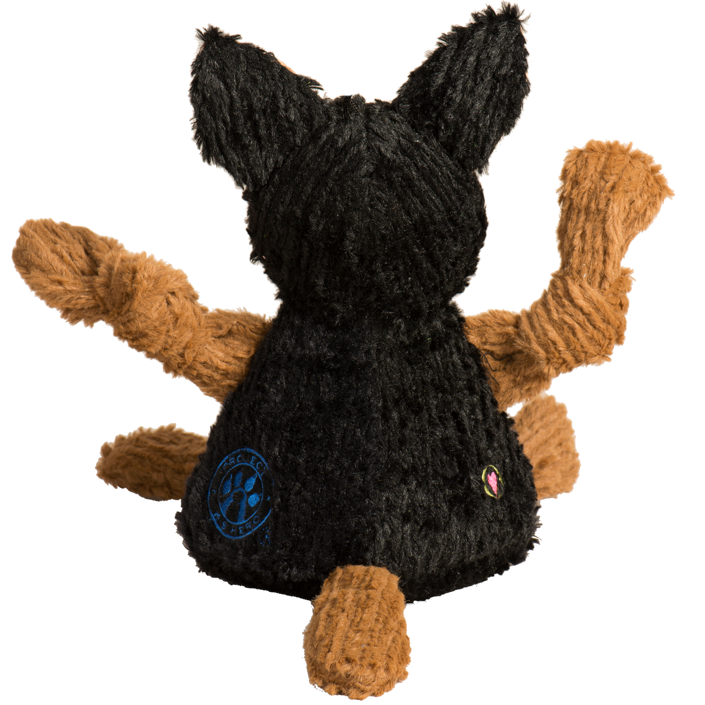 HuggleHounds K-9 Chief Knottie Plush Dog Toy
