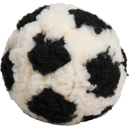 HuggleHounds HuggleFleece Soccer Ball Dog Toy