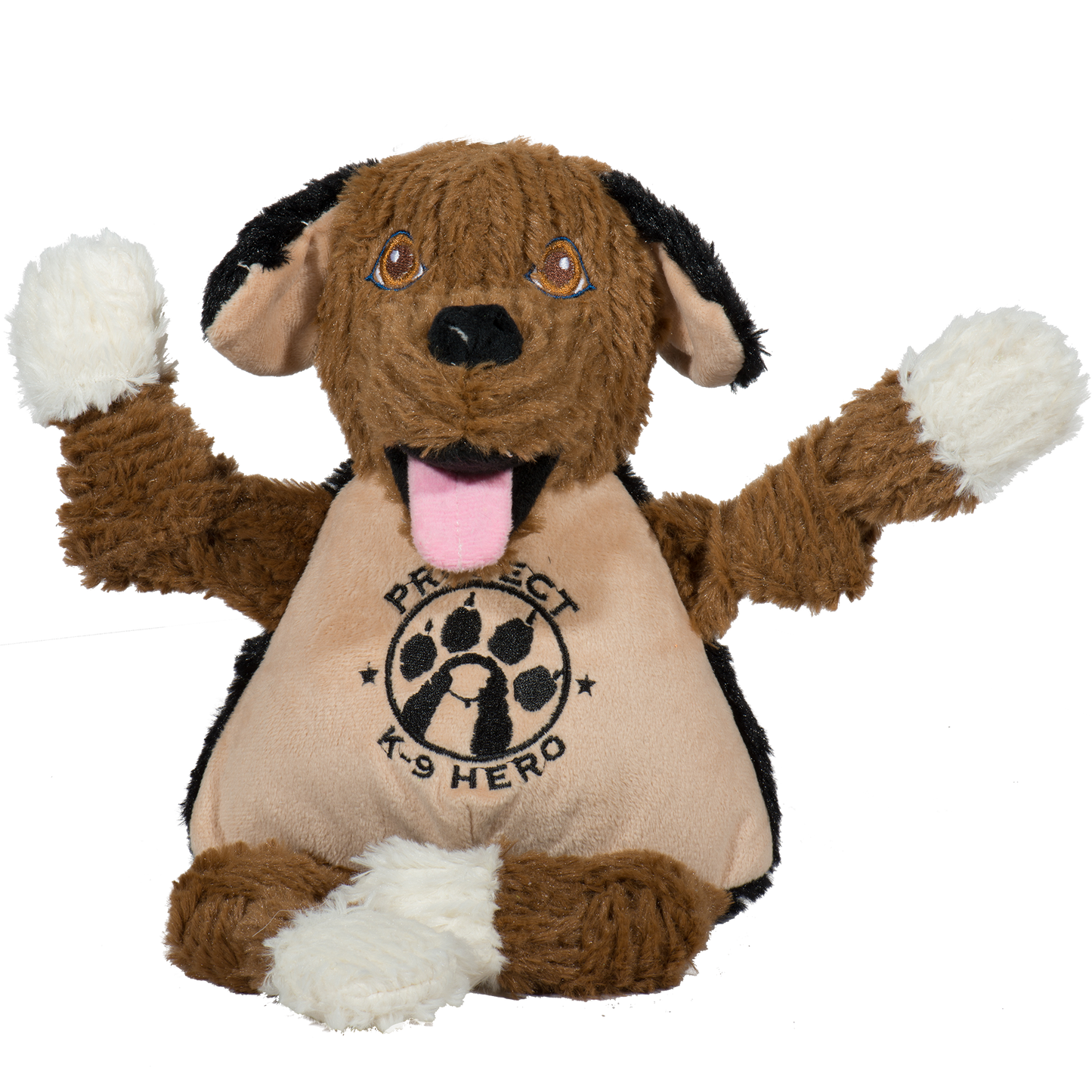 HuggleHounds K-9 Flash Knottie Plush Dog Toy