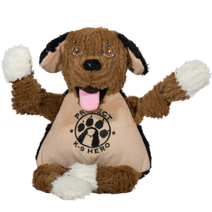 HuggleHounds K-9 Flash Knottie Plush Dog Toy
