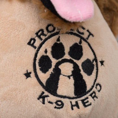 HuggleHounds K-9 Flash Knottie Plush Dog Toy
