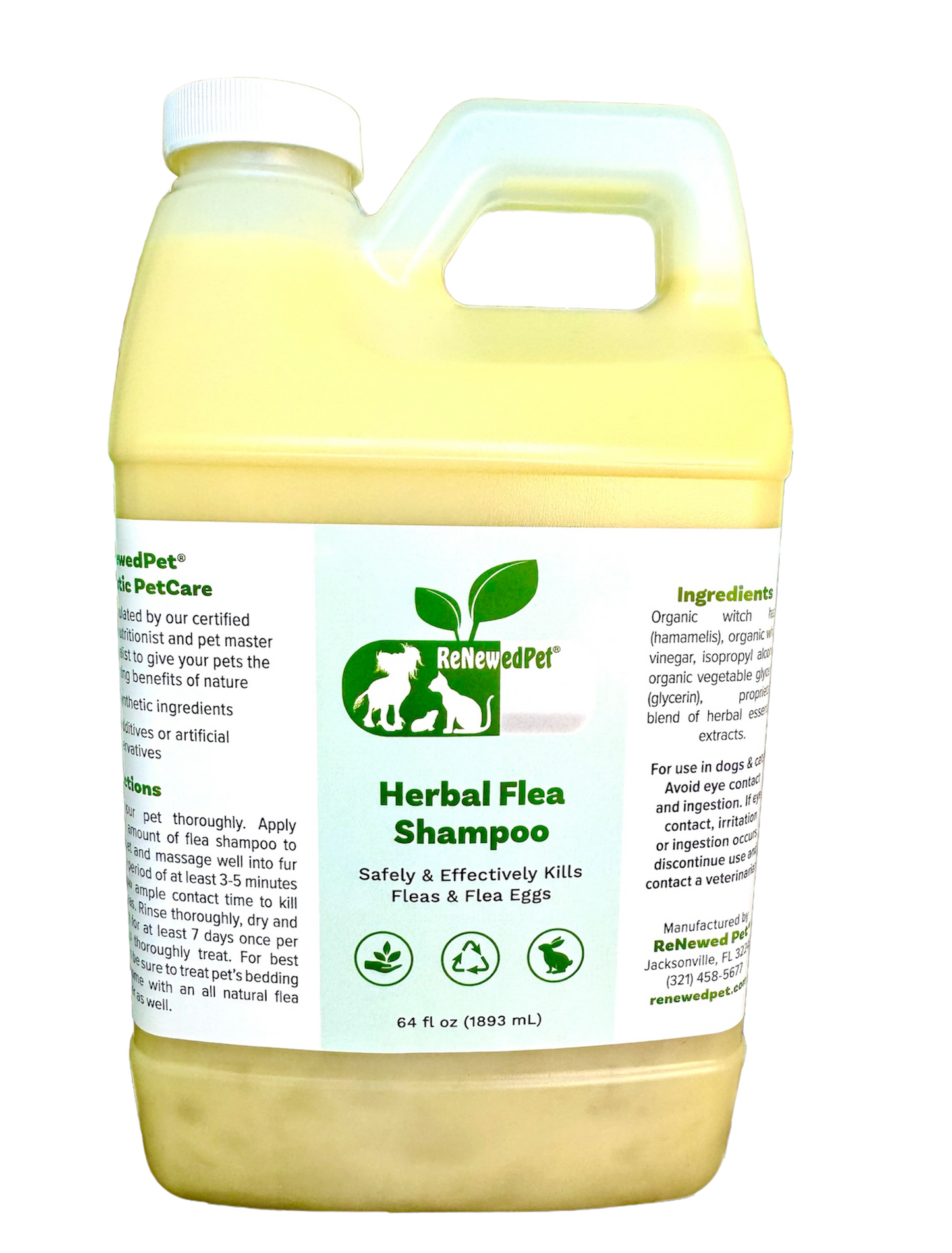 ReNewedPet Herbal Flea Shampoo