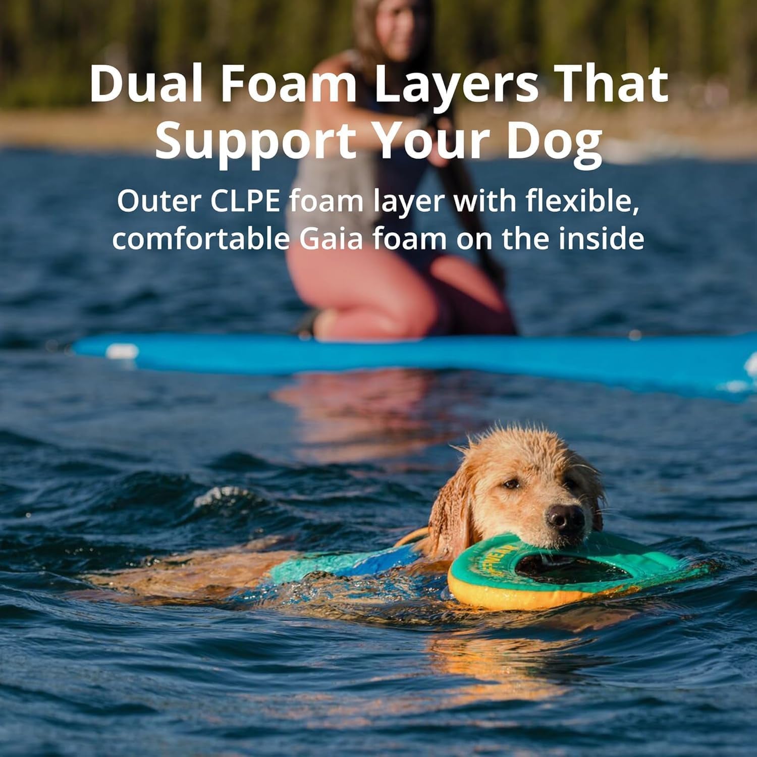 Float Coat Dog Life Jacket – Premium Buoyancy Swim Vest with Handle, Deep Blue, Small