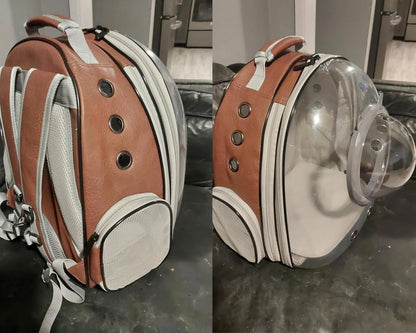 Expandable Cat Backpack Carrier – Bubble Window Travel Bag for Cats & Small Pets